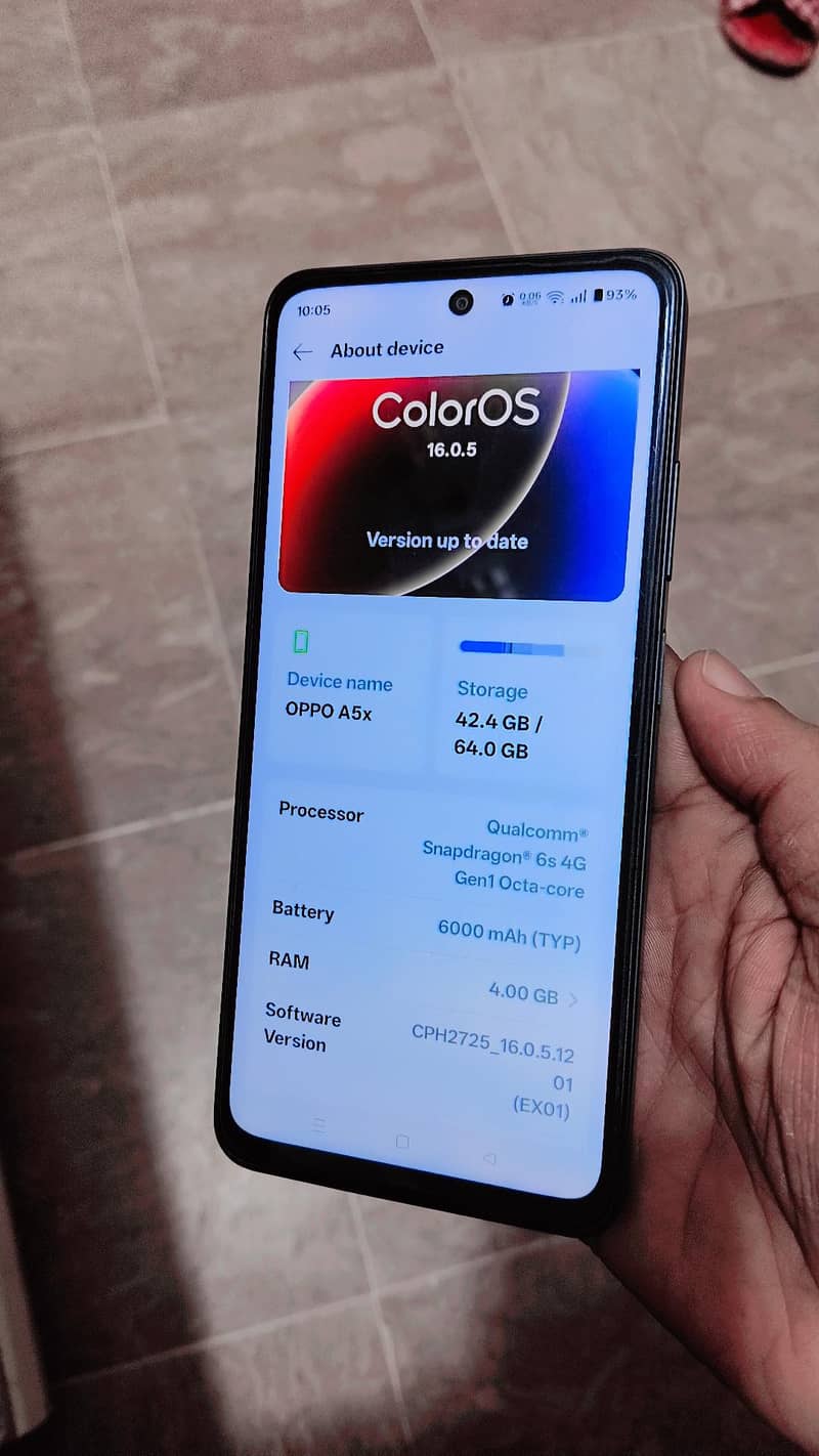 OPPO A5x 5