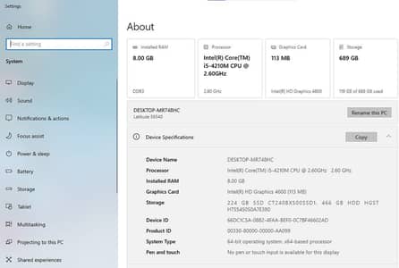 Dell Latitude E6540 | Core i5 | 8GB RAM | 128GB SSD | 2 Hours+ Battery