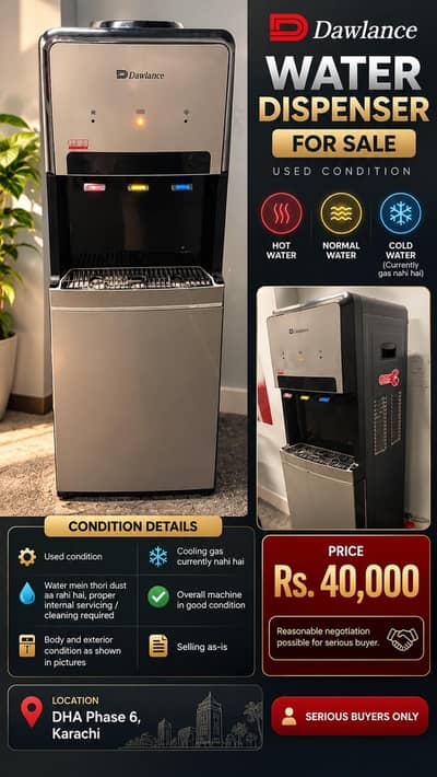 Dawlance Water Dispenser — Used