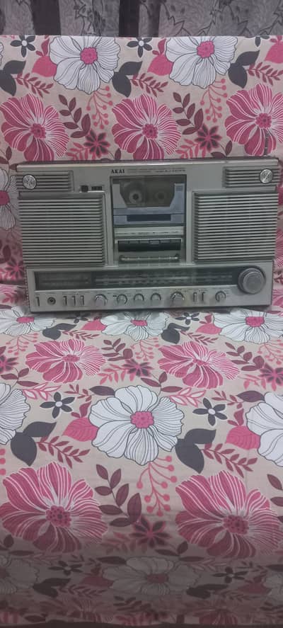 AKAI TAPE record 4band radio FM AM SW1, 2