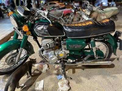 Honda Road Master CB200 Karachi reg