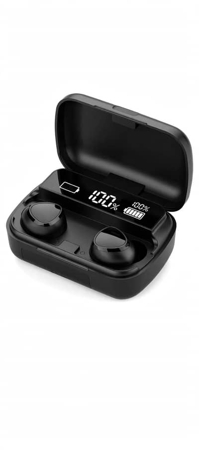 M10 Wireless Earbuds 3500mAh Power Bank + LED Display - New Box Pack