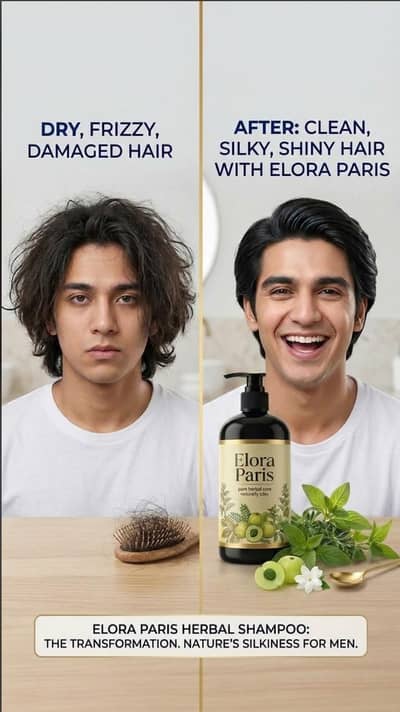 Elora Paris Herbal Shampoo For Sale - Healthy, Strong & Shiny Hair