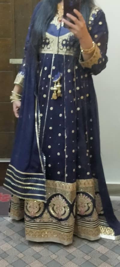 Beautiful Navy Blue Maxi Dress