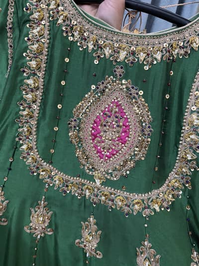 MEHENDI FROCK WITH DUPATTA