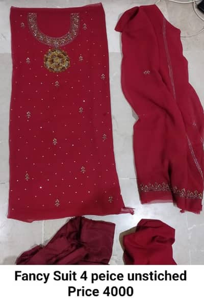Ladies Fancy Suit unstiched