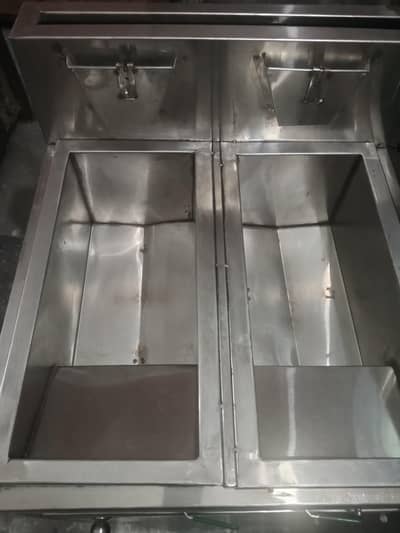 Deep fryer pure stainless steel