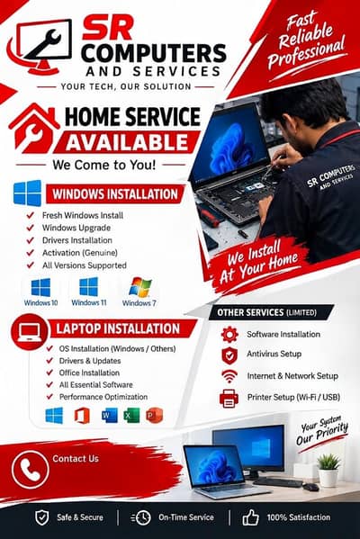 Windows installation & trouble shooting computer repair