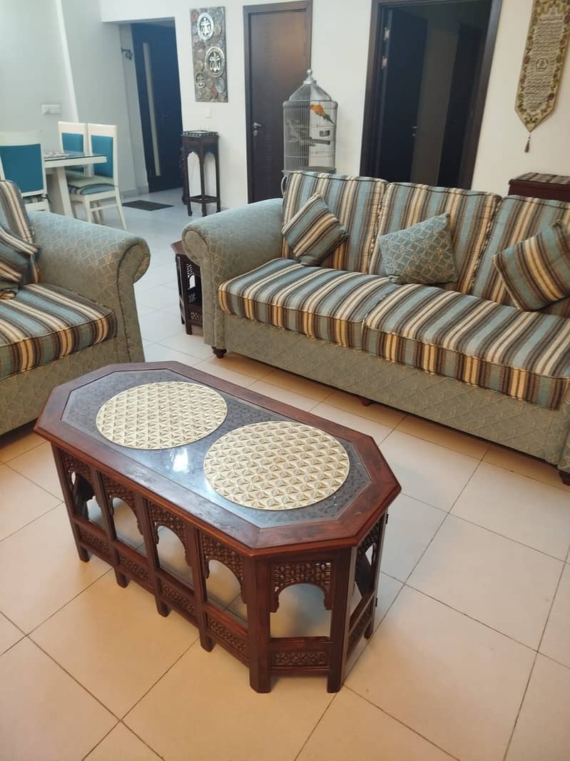 7 Seater Sofa Set with Chinioti Jaali work on Sheesham Wood - Sofas ...