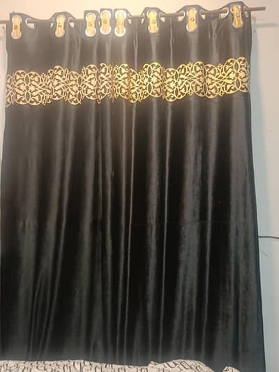 velvet curtains 7 pcs