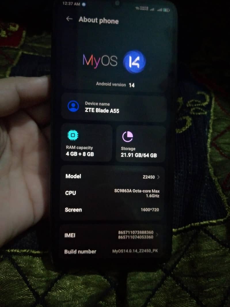 Zte Blade A55 1