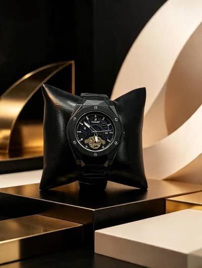 Hublot black watch premium quality