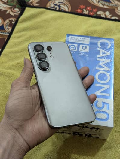 Tecno Camon 50 pro with complete box 8 months warranty 10/10