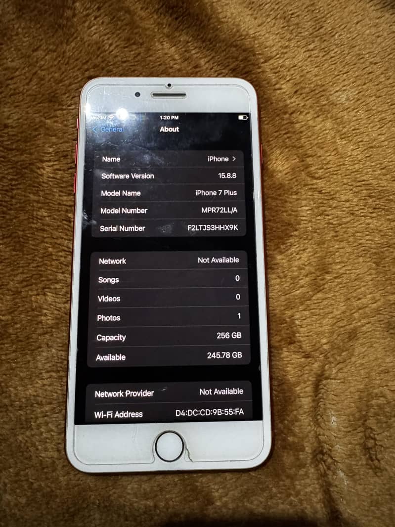 iPhone 7 Plus 256GB 0