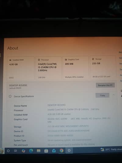 Dell Laptop Urgent Sale 03028240732