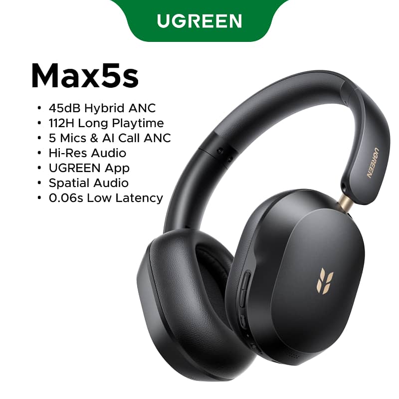 UGREEN Studio Pro 48dB ANC Wireless Headphones Over Ear Bluetooth Earp 3