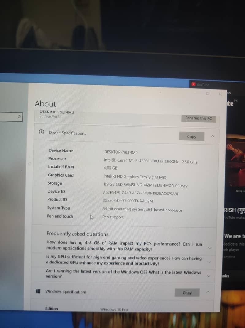 surface 3 pro 4