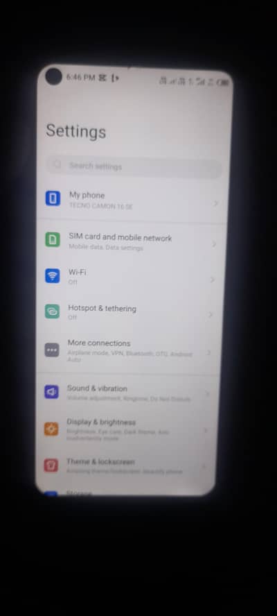 Tecno CAMON 16 SE  exchange possible