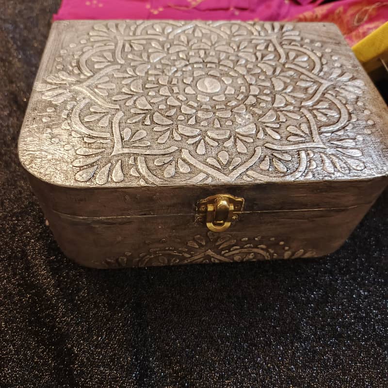 hand made unique texture art box - Other Decorations - 1120880357