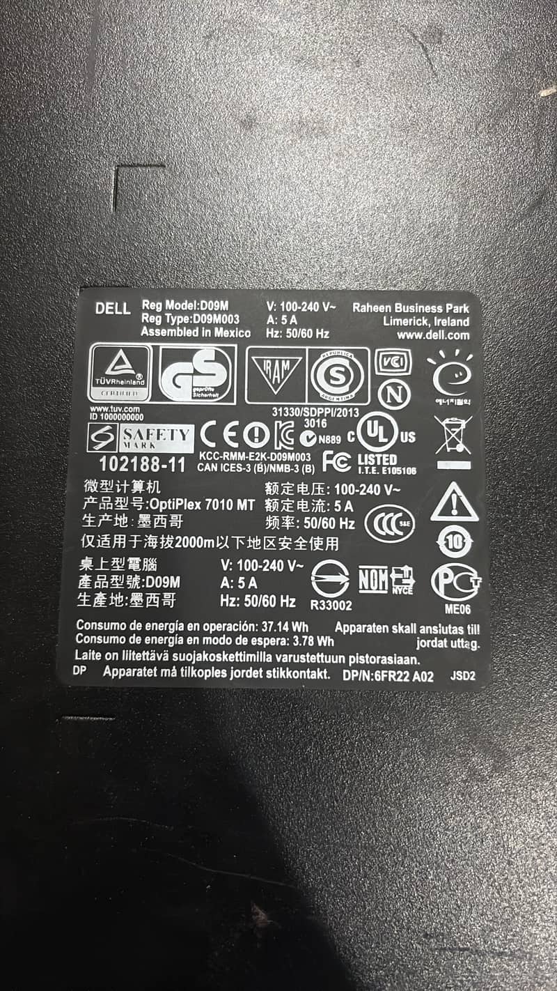 Dell Optiplex 9010 editing pc 1