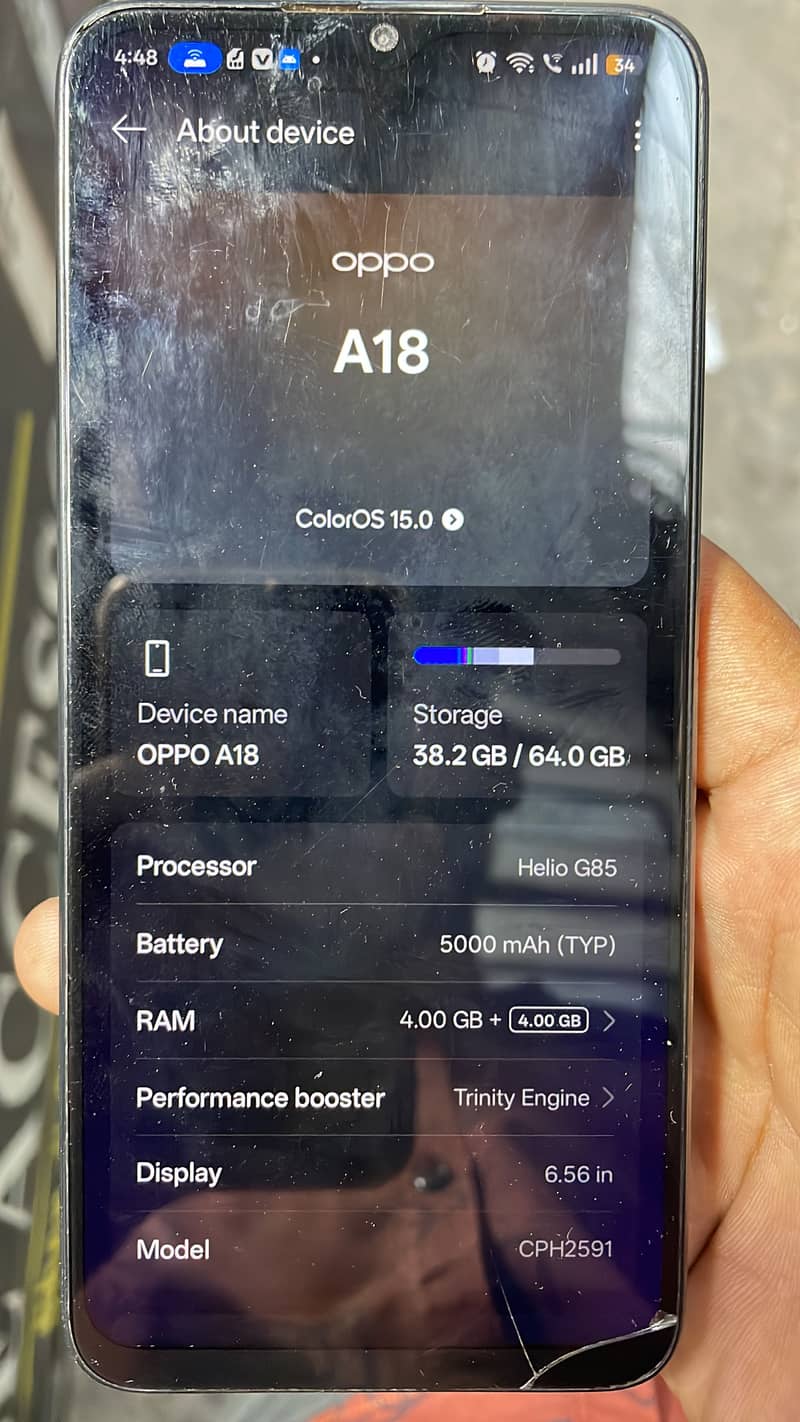 OPPO A18 0