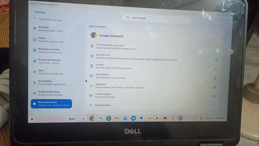 chrome book dell 3