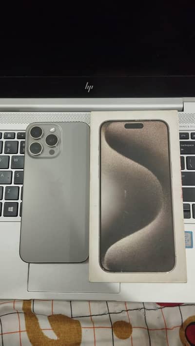 Apple iPhone 15 Pro Max | Natural Titanium | 85% Health | 256 GB