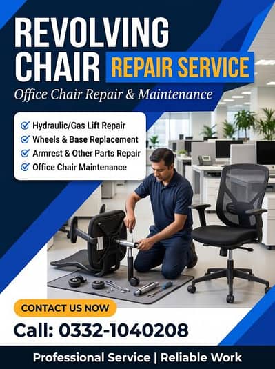 Professional Revolving Chair Repair Services Staff Chair Repair