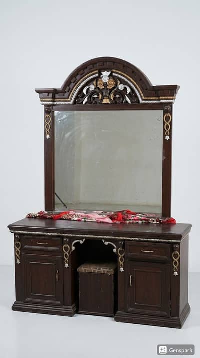 Dressing Table and Mirror