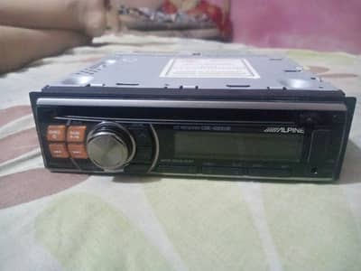 alpine CDE -100 Eub original car CD player -USB aúx fm-remote saat