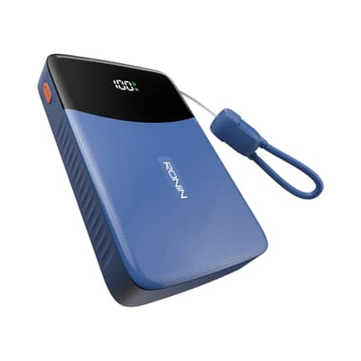 Ronin Cyan R-4075 10000 mAh Power Bank - 10,000 mAh power bank