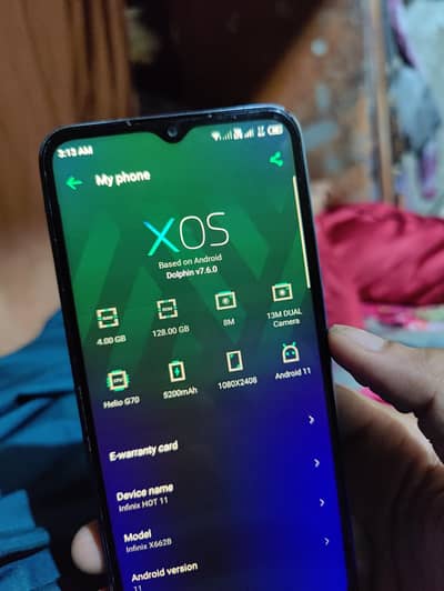 Infinix Hot 11 4/128gb urgent sale