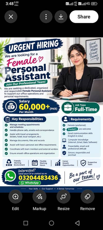 assistant position