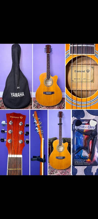 Acoustic Guitar Diamond Concert Cutaway