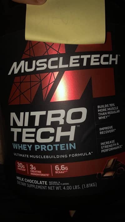 MuscleTech Nitro-Tech Whey Protein 4 lbs – 100% original product