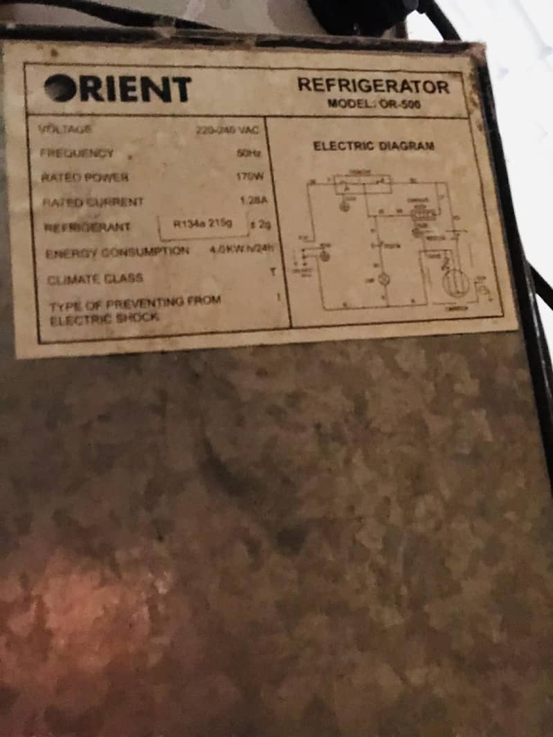 Orient Refrigerator 3