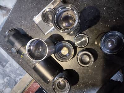 camera lence mixed