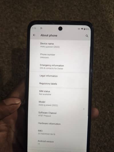 Motorola Moto G Power 2022