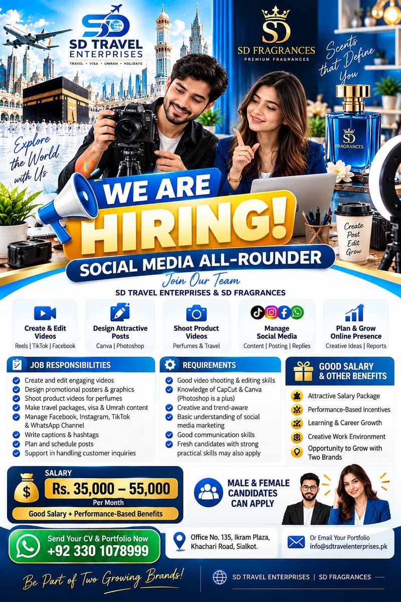 Social Media All-Rounder – Male/Female - IT & Networking Jobs - 1120882776