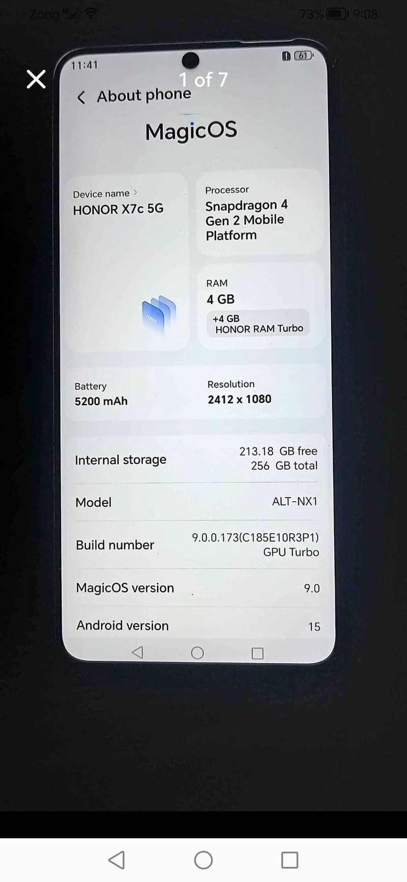 Honor X7c 3