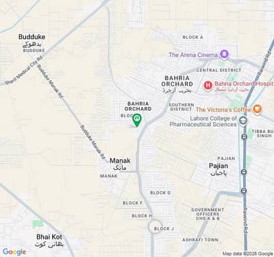 8 Marla Plot For Sale F2 Block, Bahria Orchard Lahore