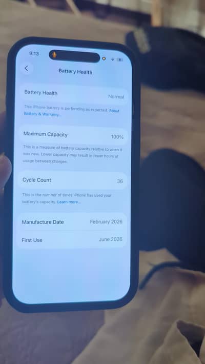 iPhone 17 256GB – PTA Approved – 40 Cycles