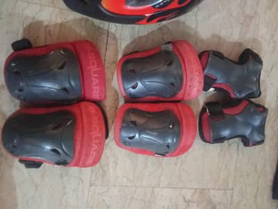 helmet and safety kit of bicycle for children