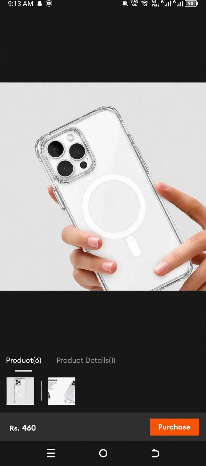 iPhone MagSafe Transparent Clear Case 3
