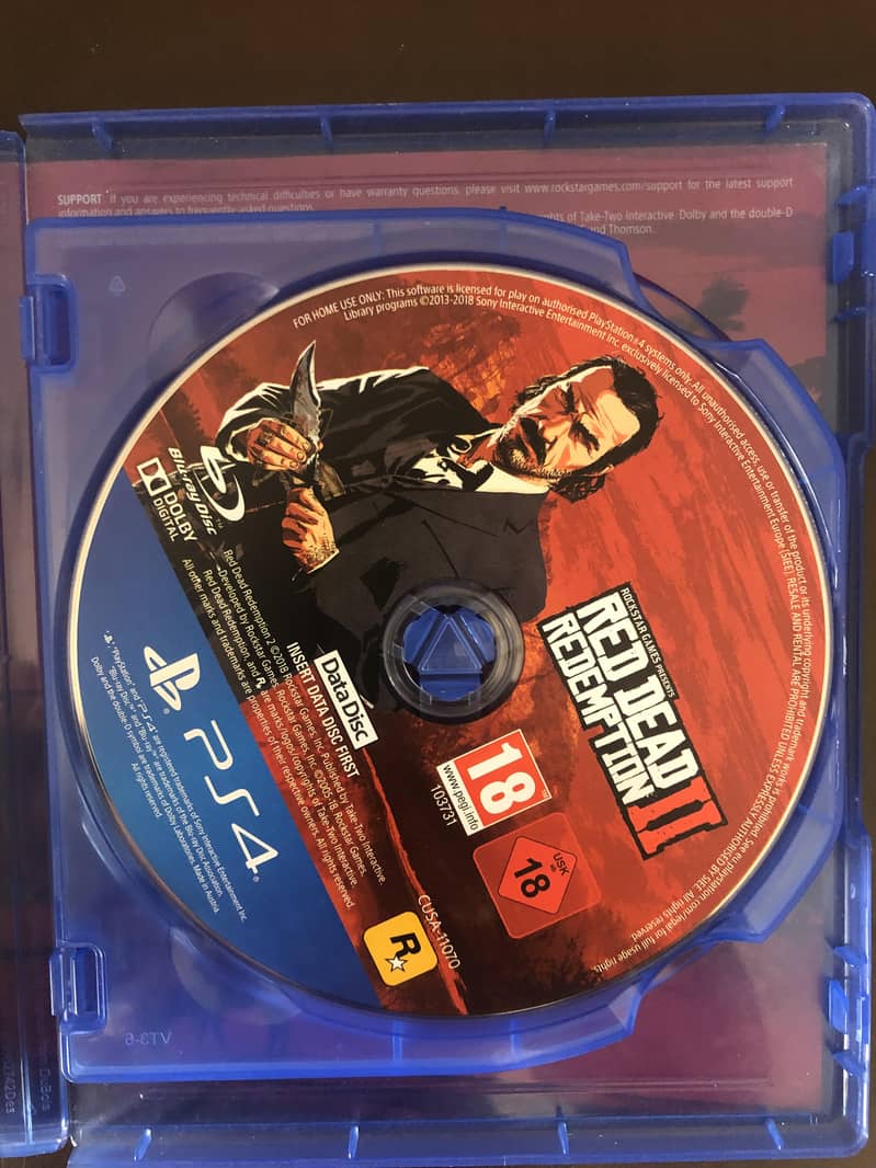 Red Dead Redemption 2 PS4 Disc 1