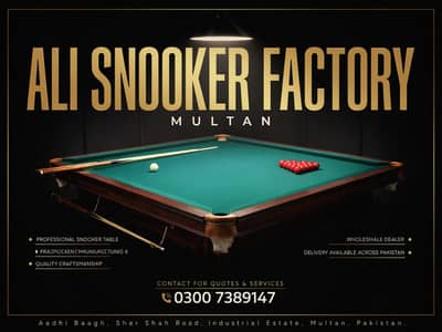 Snooker Club Setup | Tables & Accessories