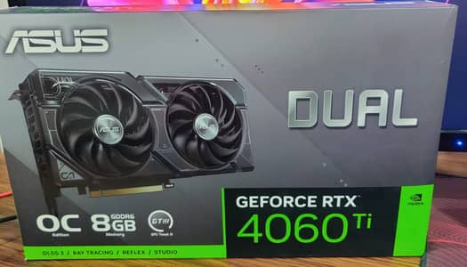 ASUS Dual RTX 4060Ti 8gb OC with box