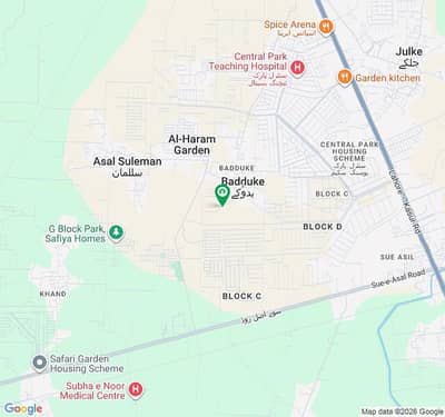 Residential Plot For sale In Central Park Housing Scheme - Block H