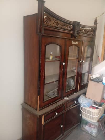 showcase for crockery made of keker wood