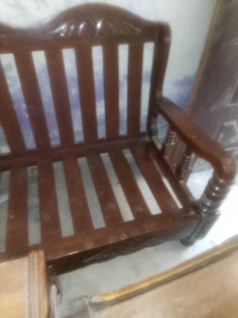 wooden sofa set 3